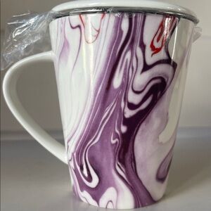 TEAVANA Tea Infuser Steeper Cup Mug and Lid 12oz NEW OLD STOCK 2015 Starbucks